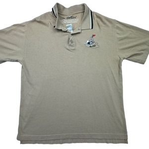 Vintage 2000 Mens Warner Bros Studio Store Looney Tunes Bugs Bunny Golf Polo L